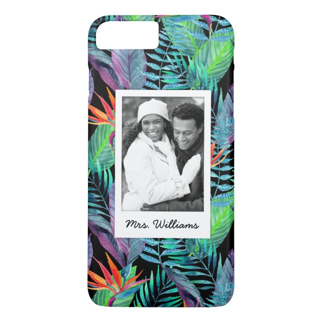 Bird Of Paradise | Add Your Photo & Name Case-Mate iPhone Case (Back)