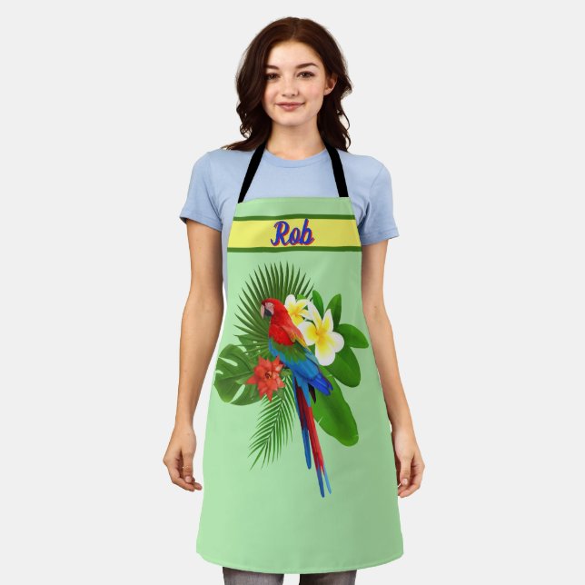Bird Of Paradise  Apron (Worn)