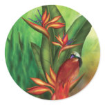 Bird Of Paradise Art Sticker