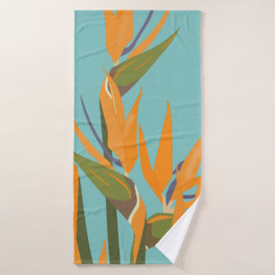 Bird of Paradise Bath Towel