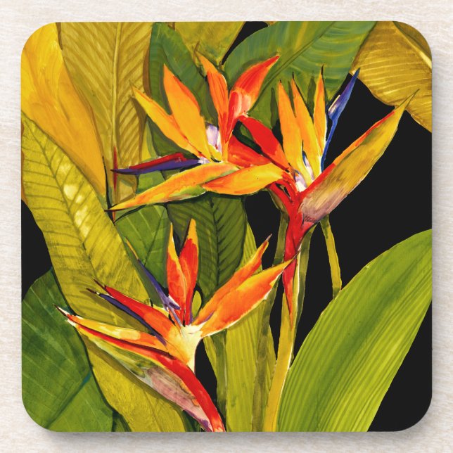 Bird of Paradise Beverage Coaster (Front)