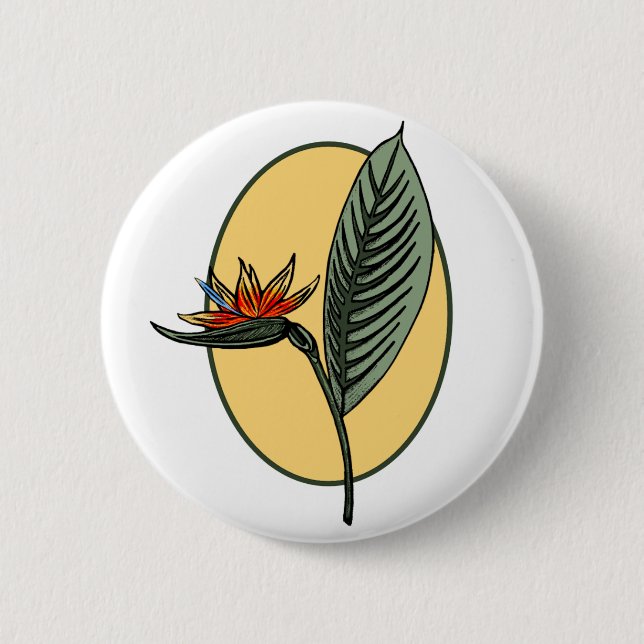 Bird of Paradise Button (Front)