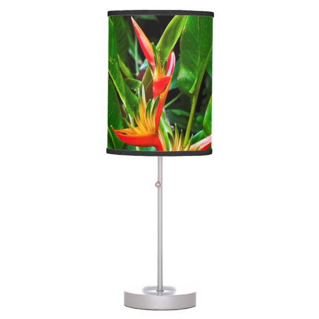 Bird of Paradise by Madeline Ellis Table Lamp (Front)