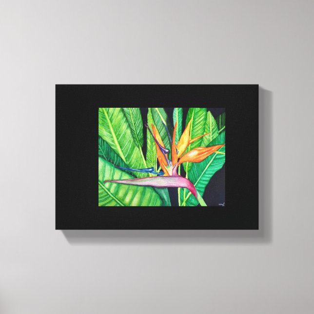 BIRD OF Paradise canvas (Front)