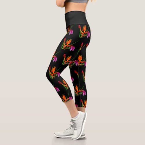 BIRD OF PARADISE  CAPRI LEGGINGS