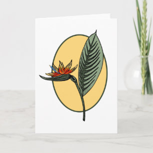 Bird Of Paradise Card