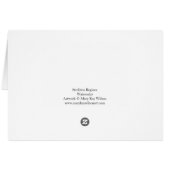 Bird of Paradise Card (Back Horizontal)