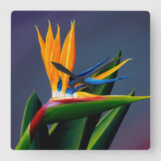 Bird of Paradise Clock