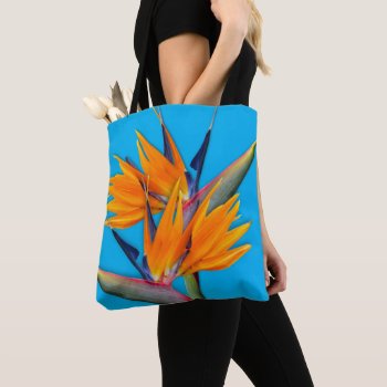 Bird Of Paradise Exotic Floral Tote Bag by millhill at Zazzle