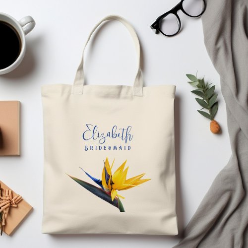 Bird_of_paradise Flower Bridesmaid Gift Tote Bag