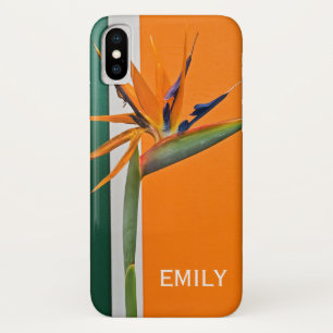 Bird of Paradise flower iPhone X Case