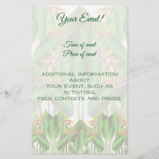 Bird-of-Paradise Flower Flyer