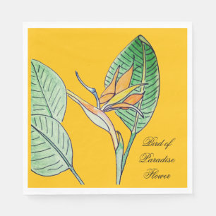 Bird of Paradise Flower Napkins