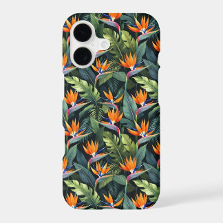 Bird of Paradise Flower Pattern Phone Cover