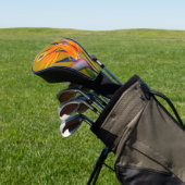 Bird of Paradise Flowers Initial Personalized Golf Head Cover (In Situ)