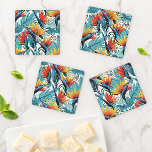 Bird of Paradise Garden Coaster Set