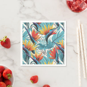 Bird of Paradise Garden Napkins