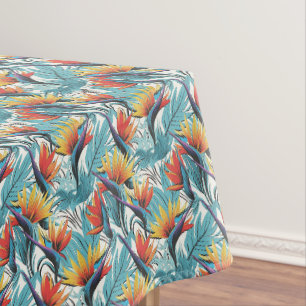 Bird of Paradise Garden Tablecloth