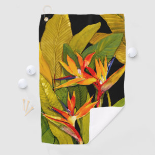 Bird of Paradise Golf Towel