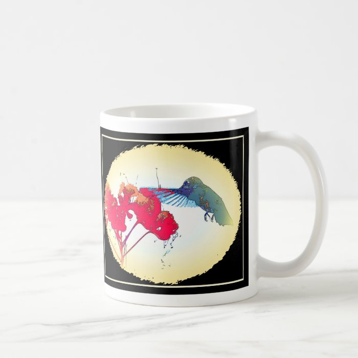 Bird of Paradise & Hummingbird Mug