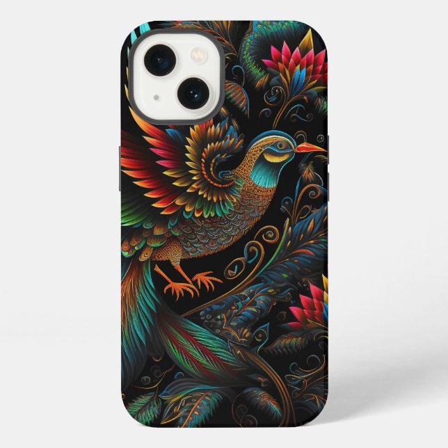 Bird of paradise iphone case (Back)