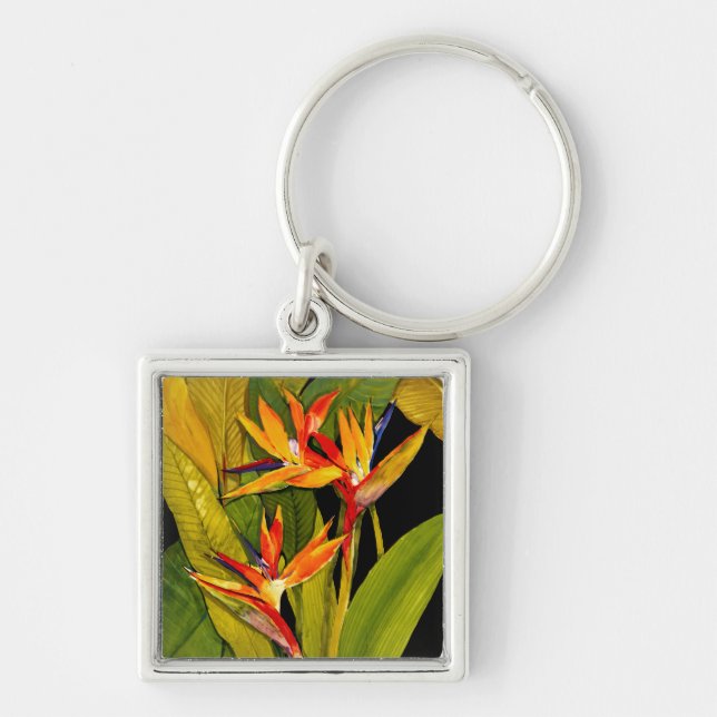 Bird of Paradise Keychain (Front)