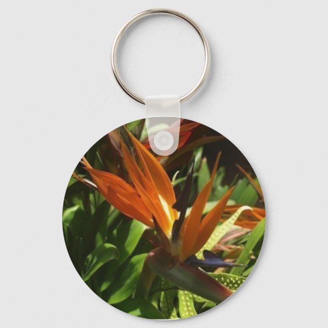 Bird of paradise keychain (Front)