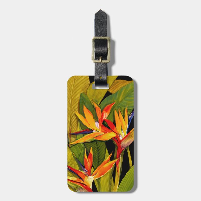 Bird of Paradise Luggage Tag (Front Vertical)