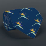 Bird-of-Paradise Men's Tie on ANY CUSTOM COLOR<br><div class="desc">Perfect for tropical vacation, tropical island weddings and lovers of minimalist design. You can easily change the background color to whatever color you like: Click on the customize it button> Click on Background Color A menu of colors will come up, choose one or enter in a hex code for any...</div>
