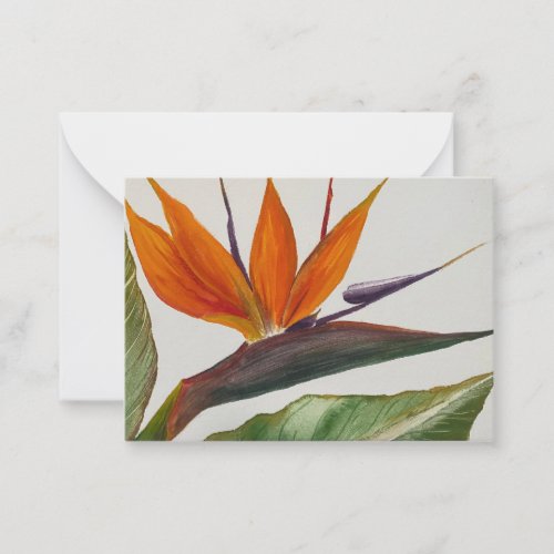 Bird of Paradise Notecard