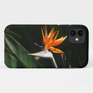 Bird of Paradise Orange Tropical Flower iPhone 11 Case