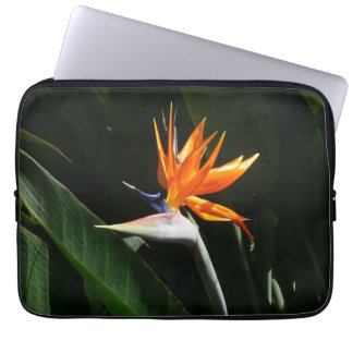 Bird of Paradise Orange Tropical Flower Laptop Sleeve