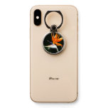 Bird of Paradise Orange Tropical Flower Phone Ring Stand