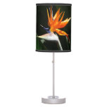 Bird of Paradise Orange Tropical Flower Table Lamp