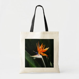 Bird of Paradise Orange Tropical Flower Tote Bag