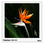 Bird of Paradise Orange Tropical Flower Wall Sticker