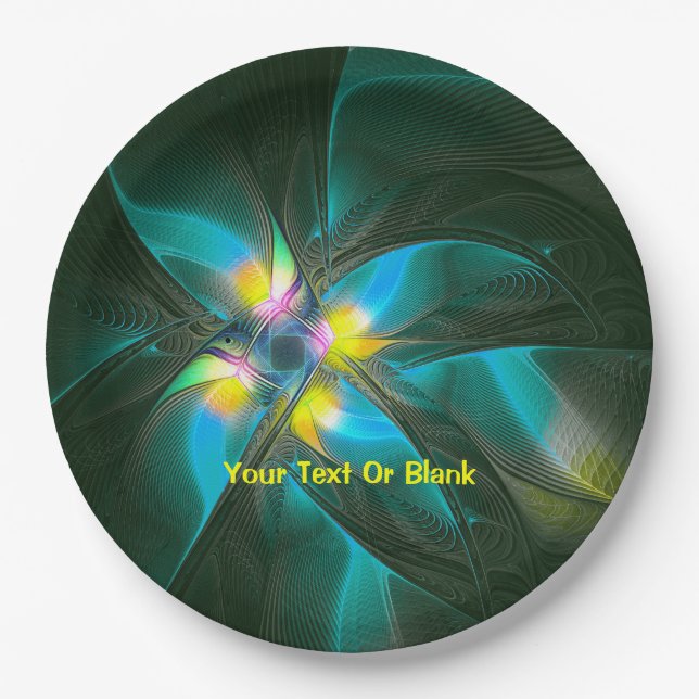 Bird of Paradise Paper Plates (Front)