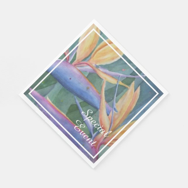 Bird of Paradise Party Napkins (Corner)