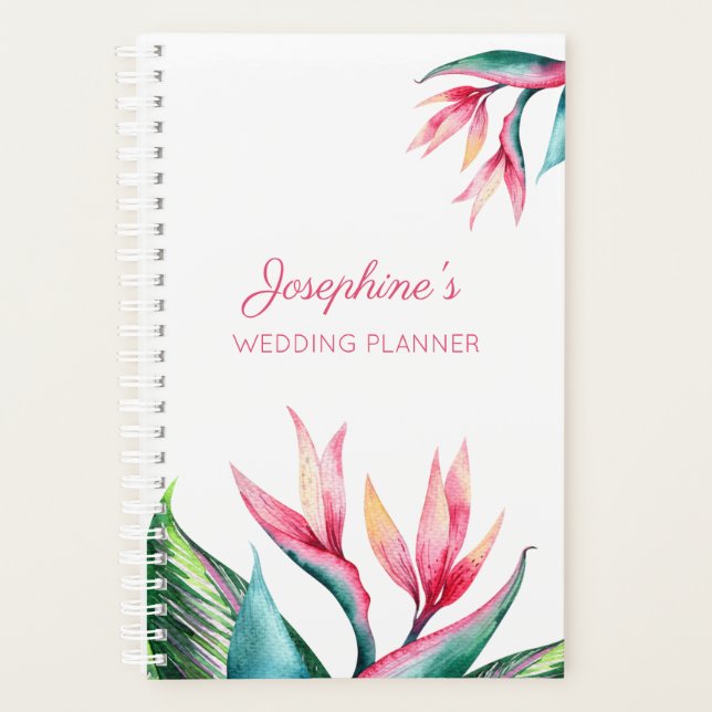 Bird of Paradise Personalized Planner (Front)