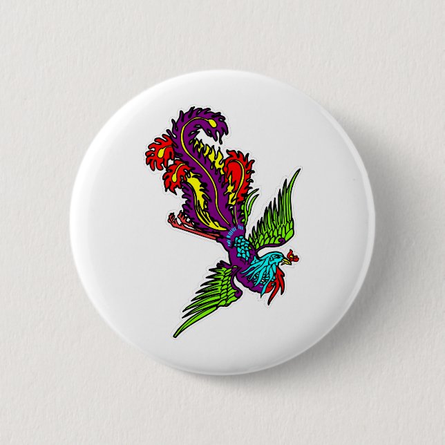 Bird Of Paradise Pinback Button (Front)