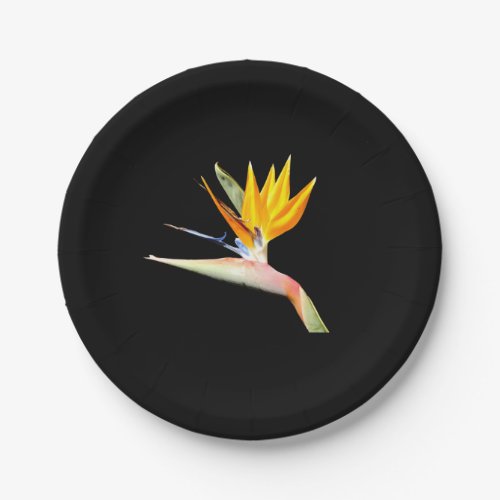 Bird of Paradise Plant Paper Plate