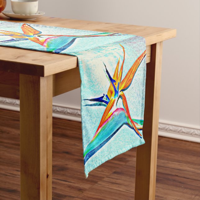 Bird of Paradise Table Runner (In Situ)