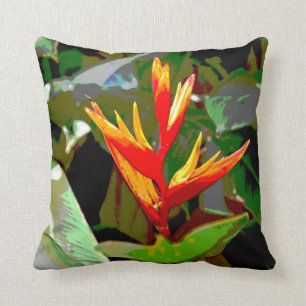 Bird of Paradise Throw Pillow