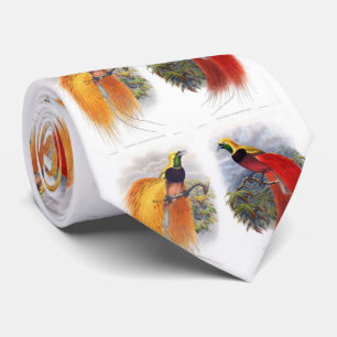 Bird of paradise tie