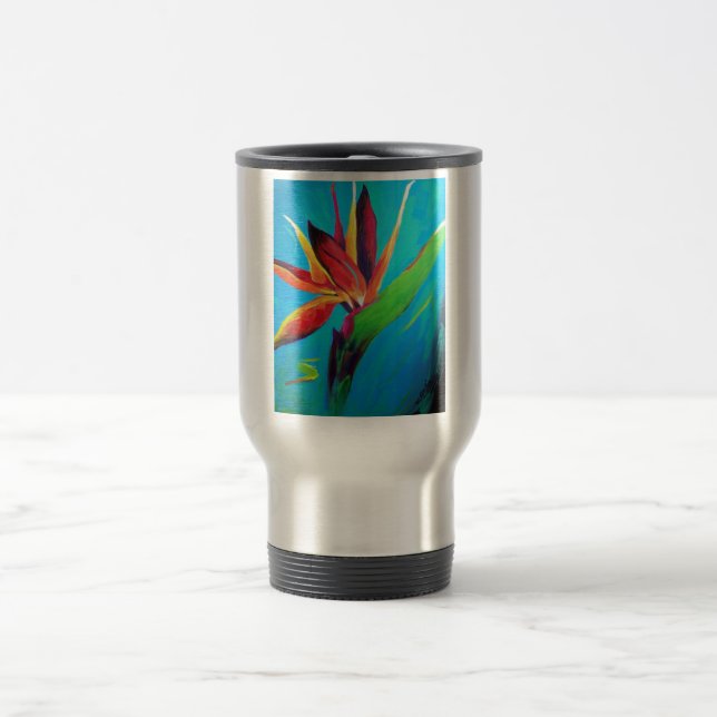 Bird of Paradise Travel Mug (Center)