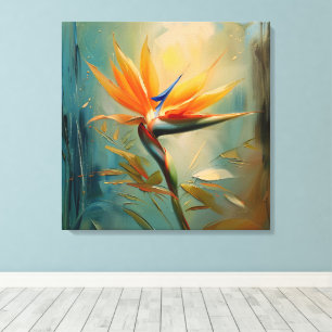 Bird of Paradise Tropical Plant Canvas Print