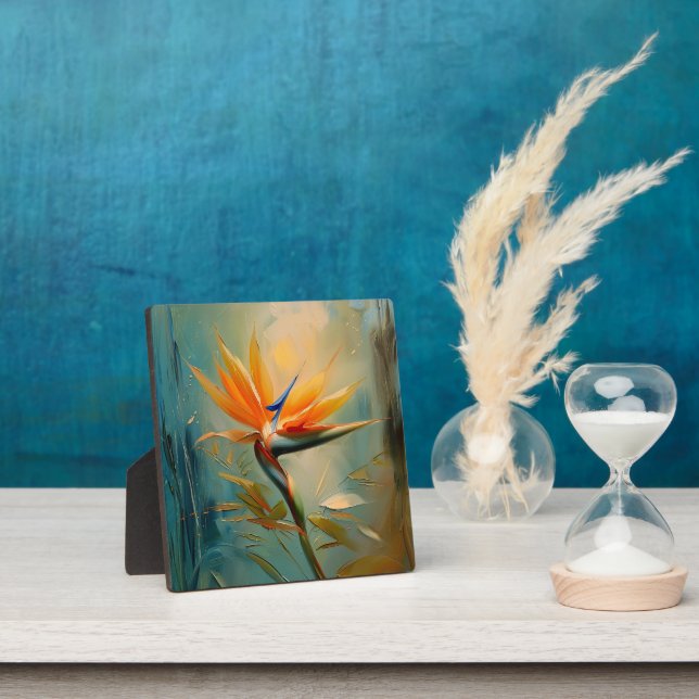 Bird of Paradise Tropical Plant Plaque (Insitu)
