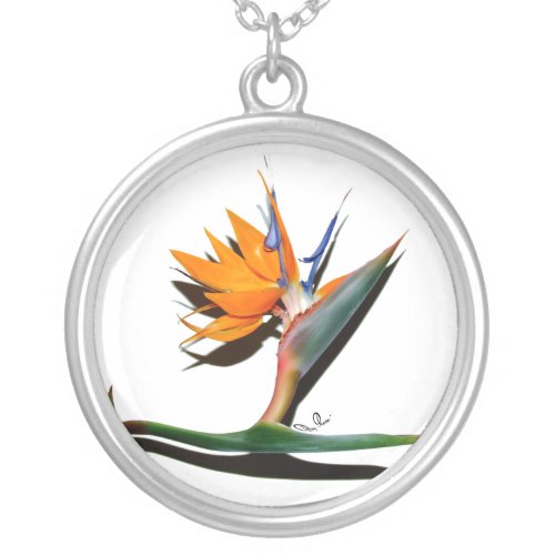 Bird of Paradise with Shadow Necklace