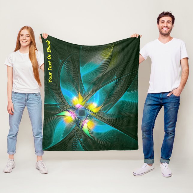 Bird of Paradsie Fleece Blanket (In Situ)