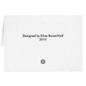 Bird of Peace Cards (Back Horizontal)